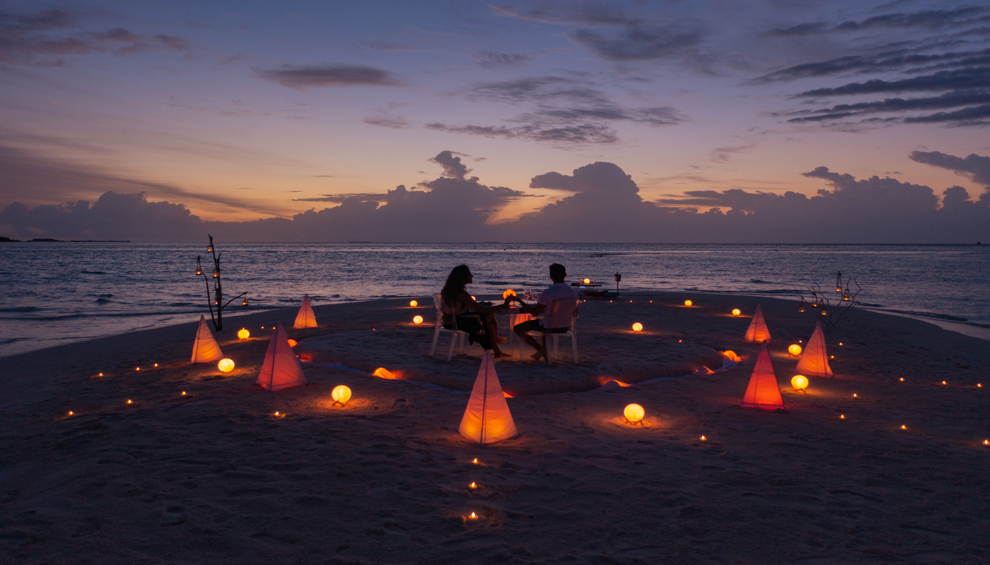 Cena romántica Hotel Cocoon Maldives
