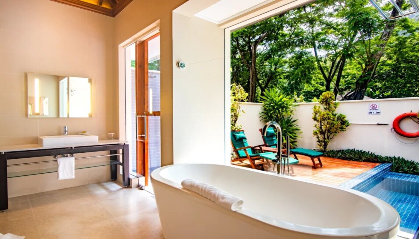 Hilton Seychelles Labriz - bañera