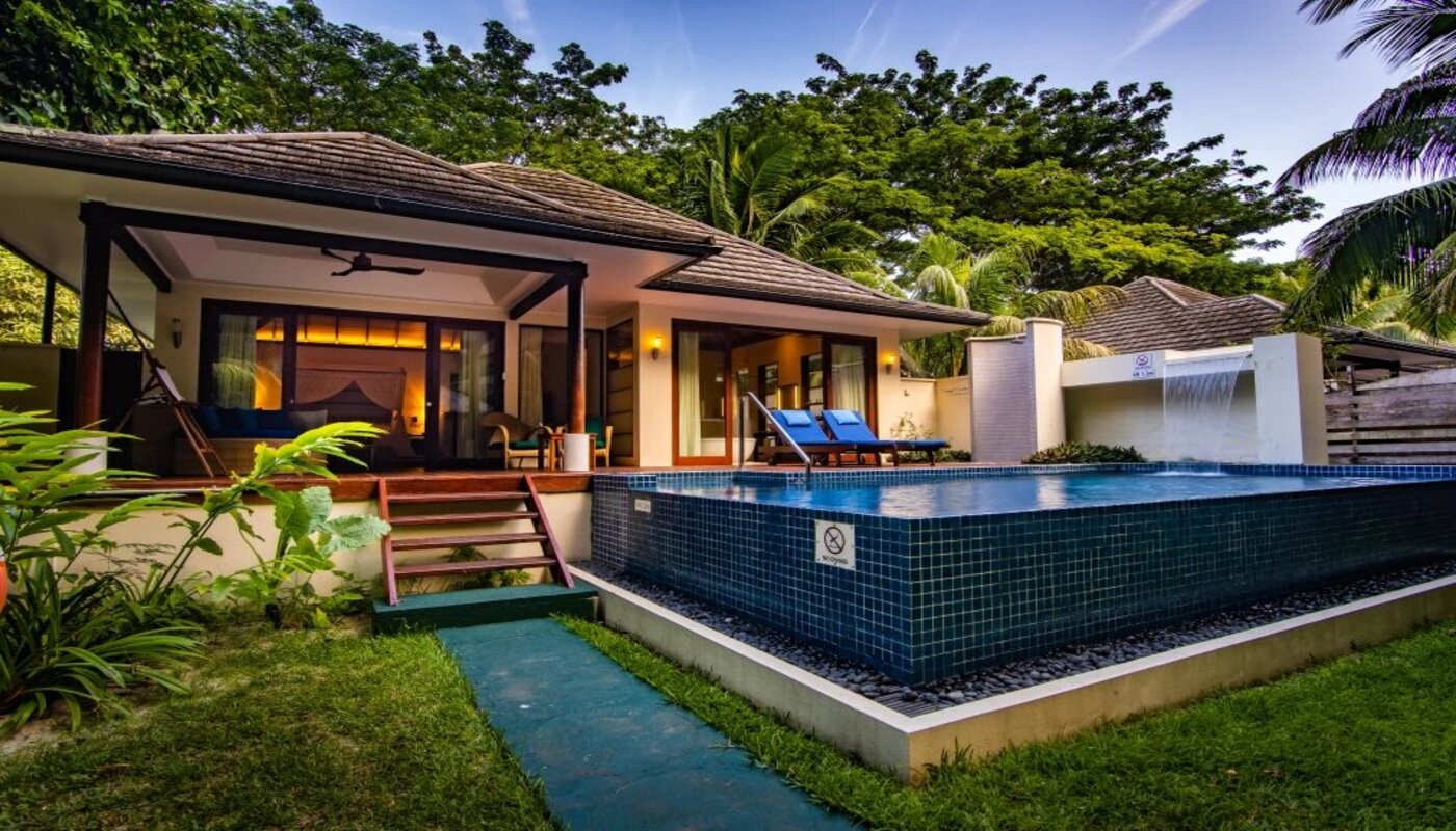 Hilton Seychelles Labriz - habitación con piscina privada
